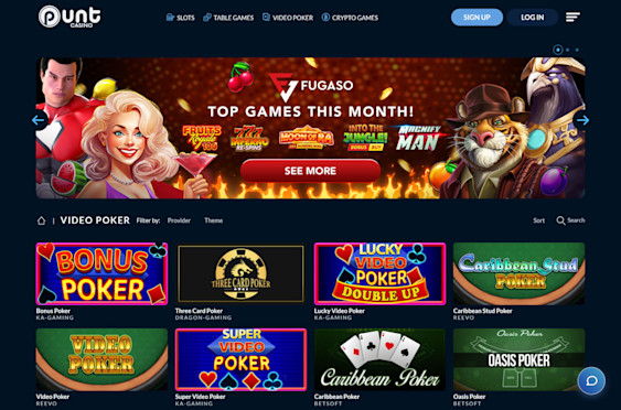 Punt Casino Screenshot 2