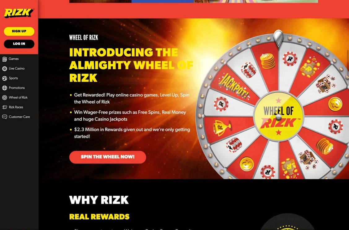 Rizk Casino Wheel of Rizk