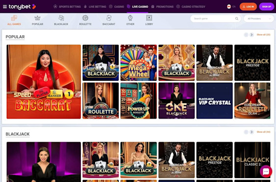Tonybet Screenshot 3