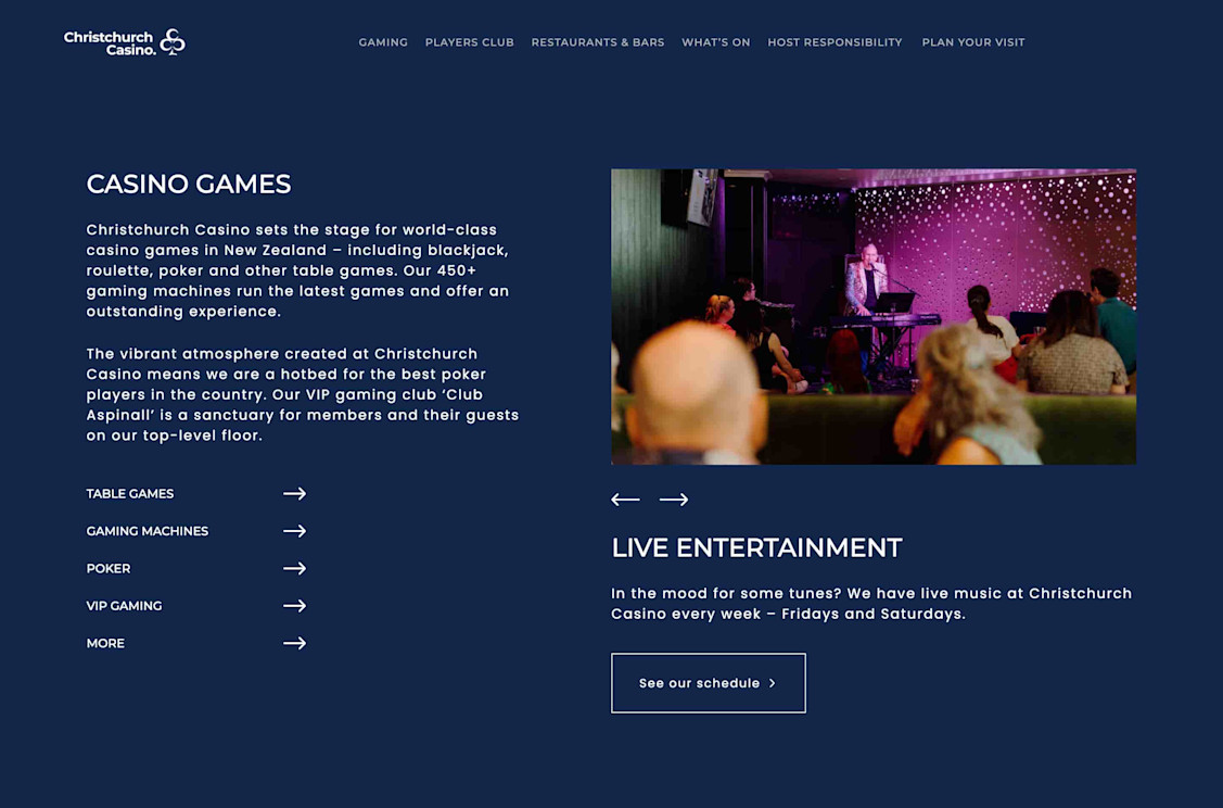Christchurch Casino screenshot 1