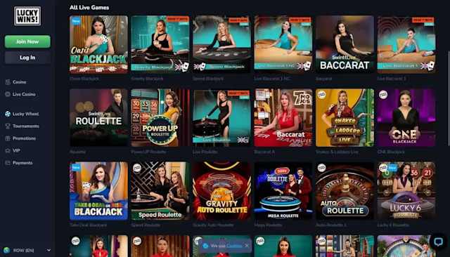 LuckyWins - Live dealer games