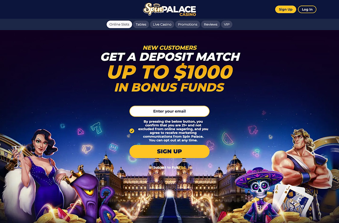 Spin Palace Pennsylvania screenshot1