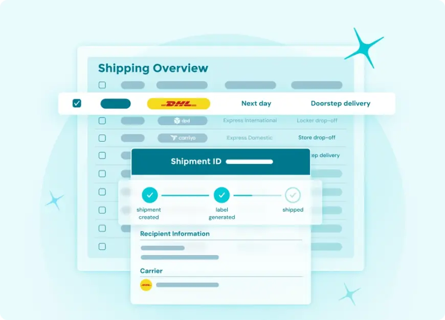 Parcel Perform's shipping overview which shows multi-carrier shipment tracking