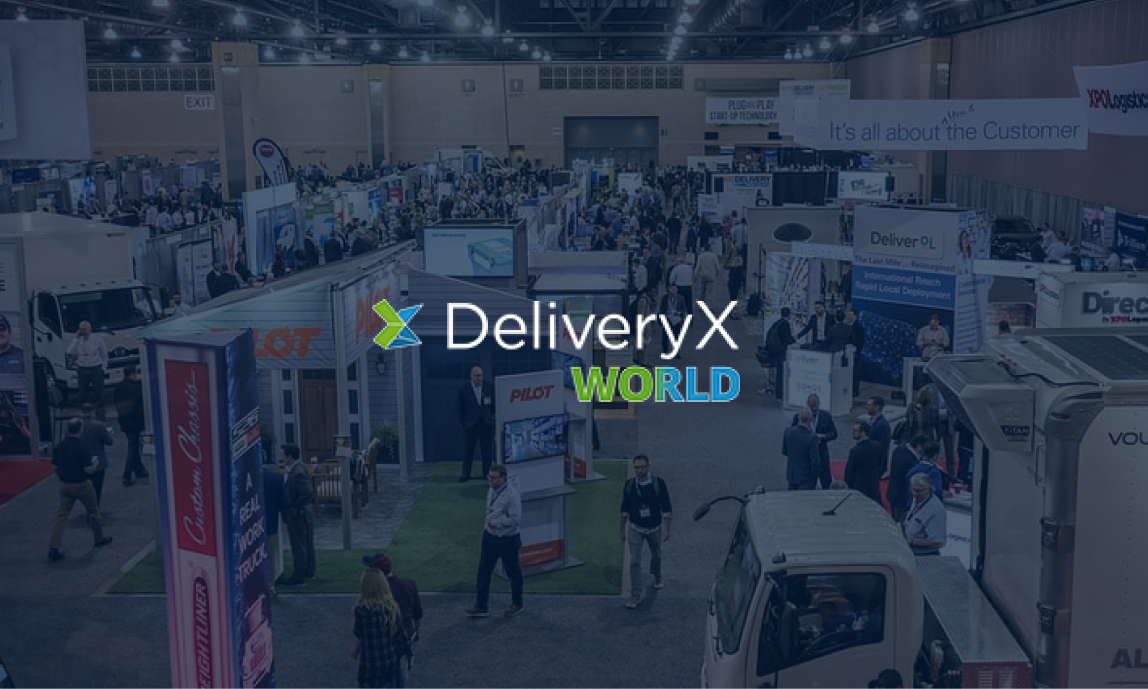 Event banner for DeliveryX World 2023