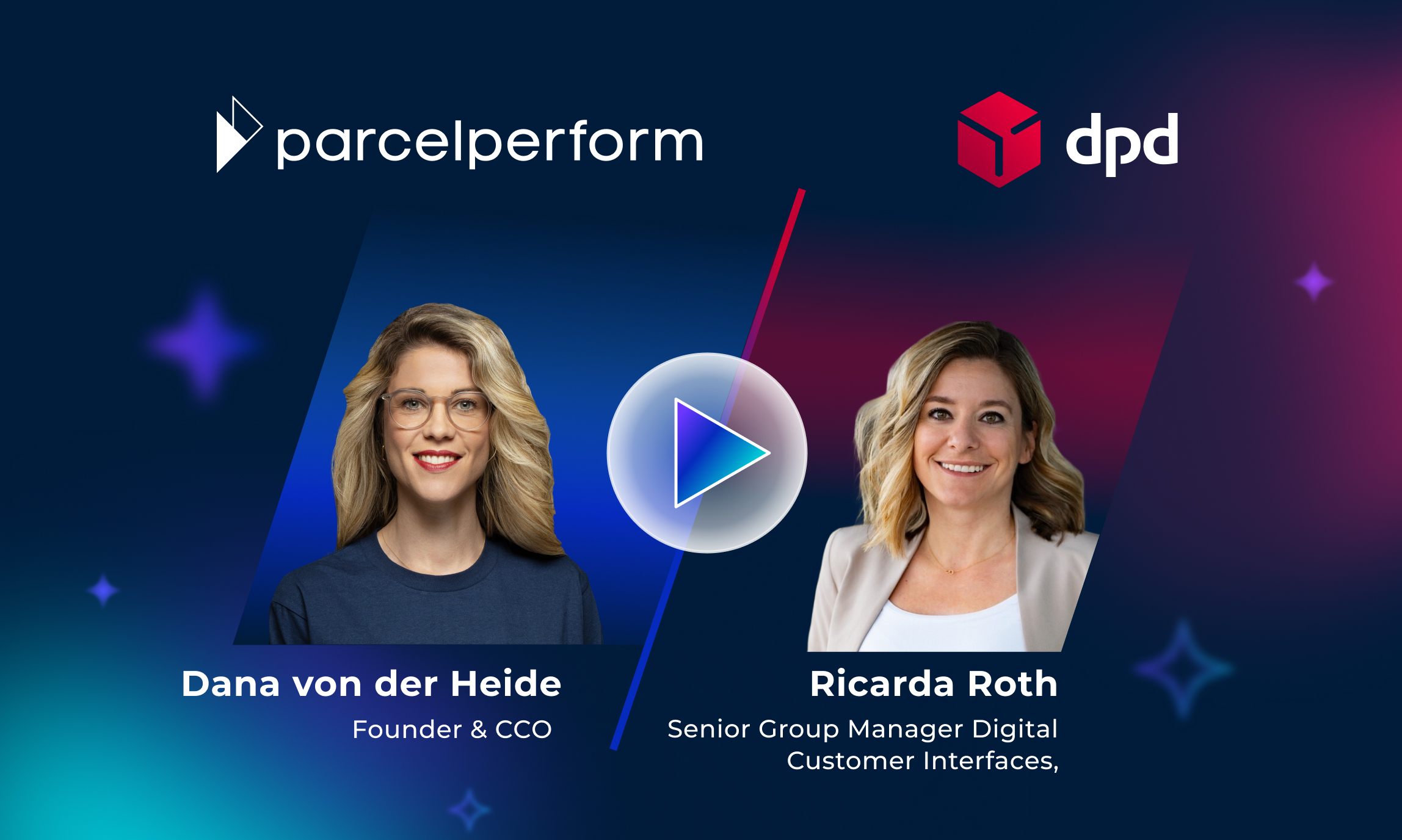 Nehmen Sie and unserem Webinar mit Dana von Parcel Perform und Ricarda von dpd teil.