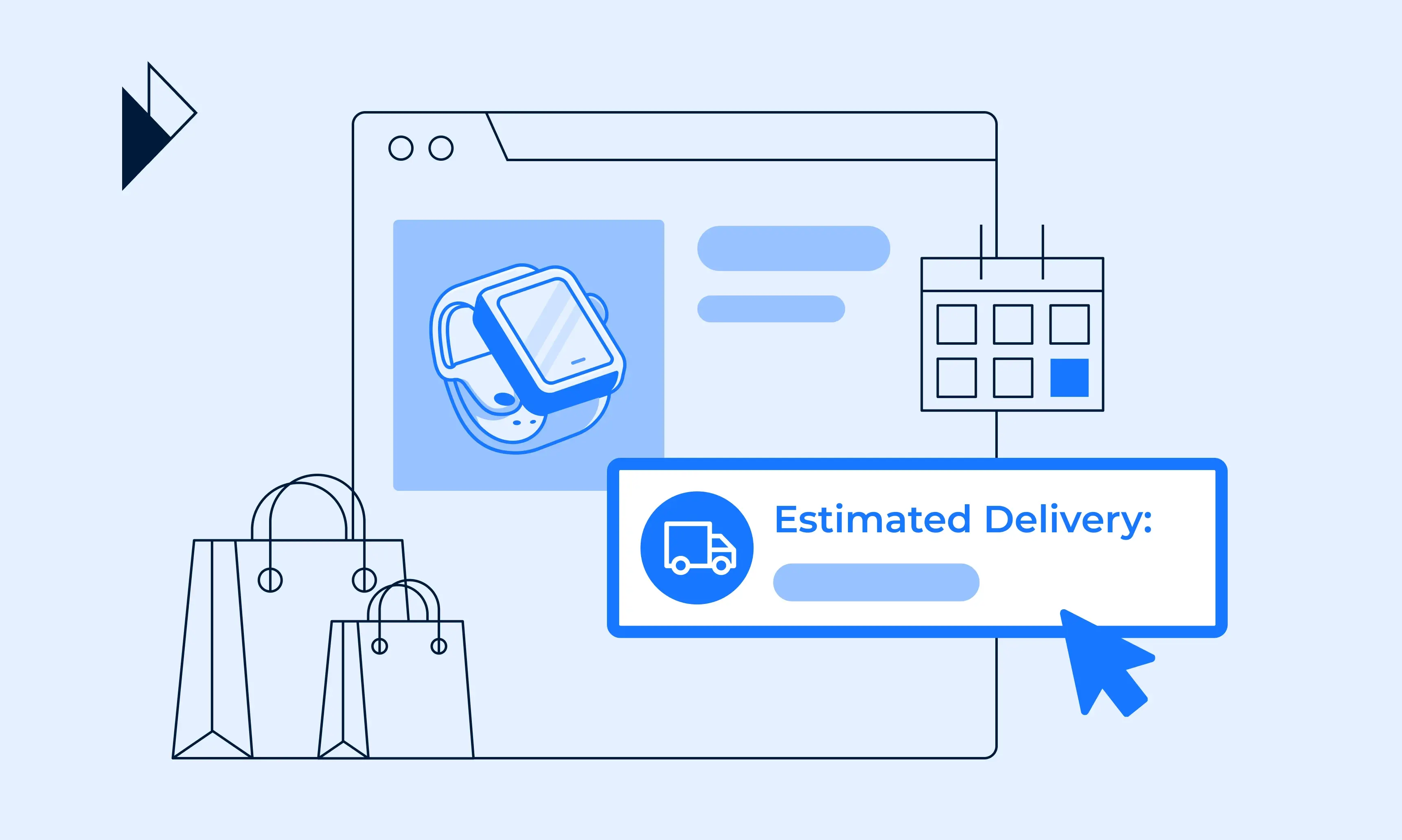 Ecommerce checkout platform showing accurate estimated delivery dates