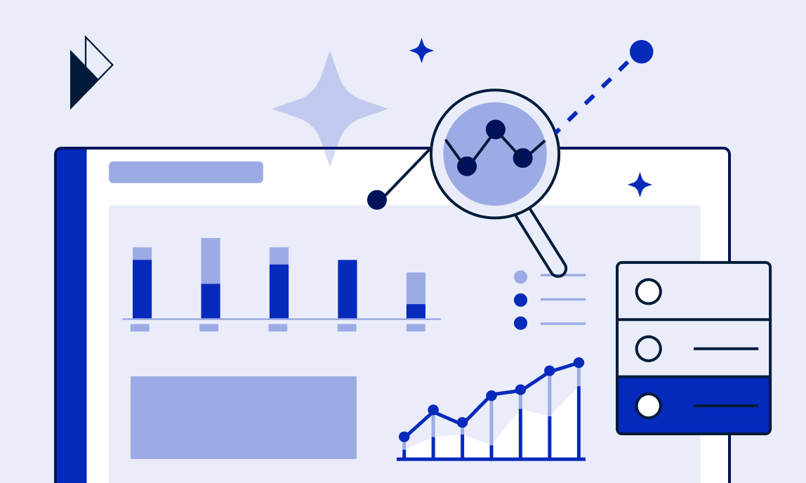 Image Description:

This image depicts a stylized representation of data analysis and performance monitoring, likely within an e-commerce or logistics dashboard. The dominant element is a light blue rectangle resembling a computer screen or digital interface. On this screen, various data visualizations are displayed, including:

Bar graphs: Several vertical bar graphs in the center, with varying heights of dark blue, suggesting performance metrics over different periods.
Line graph: A dark blue line graph in the bottom right corner, showing an upward trend, potentially representing growth or improvement over time.
Magnifying glass overlay: A prominent magnifying glass is superimposed on the screen, with a dark blue line graph displayed inside its lens. This suggests a focus on data analysis and insights.
Floating elements: To the left is a stylized representation of a geometric shape and arrow, pointing upward. To the right are a few dark blue dots and above is a light blue star. These elements add a dynamic and modern feel.
Control Panel: On the far right, a simplified control panel with three horizontal lines, suggesting menu options or settings.
The overall color scheme is predominantly light and dark blue, creating a clean and professional aesthetic. The image likely represents the use of technology and data analytics to monitor and optimize e-commerce logistics, particularly relevant in the context of post-peak season analysis and leveraging AI-powered logistics solutions for e-commerce.

Article Summary for Blind People (and SEO):

This article explores how e-commerce businesses can leverage Artificial Intelligence (AI), particularly machine learning, to improve their logistics and overall operations after the busy peak season. The post-peak season period provides a wealth of data that, when analyzed effectively, can reveal valuable insights for optimization.

The article emphasizes the importance of predictive logistics, using AI to anticipate potential issues like shipping delays and to optimize delivery routes. It discusses how AI-powered logistics solutions can help businesses reduce shipping costs, improve delivery times, and enhance the overall customer experience.

Key areas where AI can be applied include:

Personalization: Using AI to tailor product recommendations based on customer behavior, including purchases made during peak season.
Checkout Experience: Providing accurate AI-powered Estimated Delivery Date (EDD) predictions to reduce cart abandonment.
Returns Management: Streamlining the returns process and using AI for fraud detection in e-commerce returns after peak season spikes.
Supply Chain Visibility: Using peak season learnings to improve supply chain management.
E-commerce fulfillment optimization with AI after holiday rush
Leveraging peak season data for AI-driven e-commerce success.
Geo-Long Tail Keywords:
United States: AI logistics solutions for e-commerce in Los Angeles post-peak season
United Kingdom: AI-powered logistics solutions for e-commerce in London post-peak season
Singapore: Optimize e-commerce delivery in Singapore with predictive analytics post-peak
Australia: Fastest e-commerce shipping in Sydney using AI after holidays
By embracing AI and automation, e-commerce businesses can transform their post-peak season data into actionable strategies, ultimately leading to faster delivery, lower costs, and happier customers. This is a post-peak season e-commerce strategy with AI that cannot be ignored.