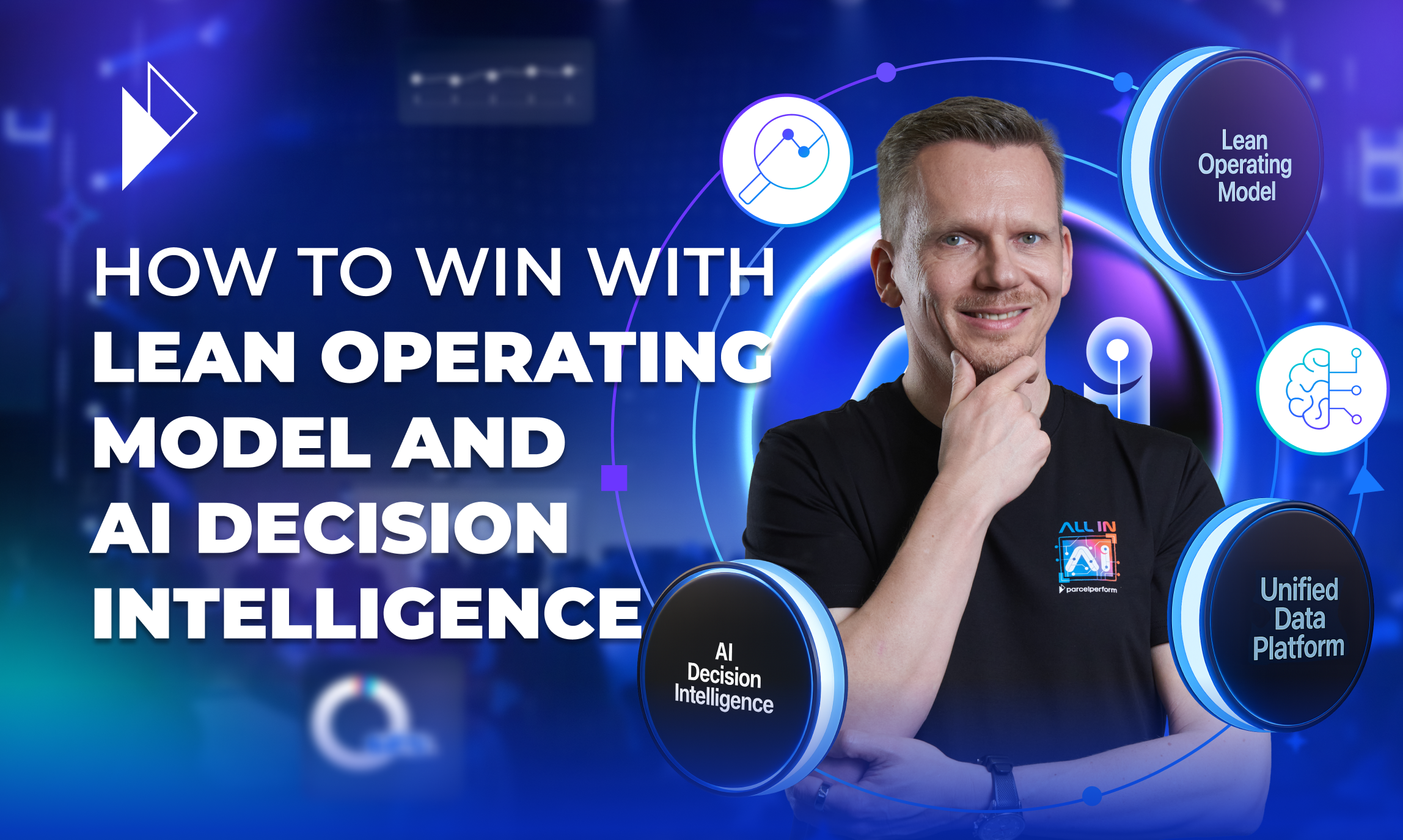 Image Description: A photo of Parcel Perform CEO Dr. Arne Jeroschewski against a futuristic digital background. The image text reads "How to Win with Lean Operating Model and AI Decision Intelligence," visually representing the article's core concepts like "Unified Data Platform" with graphical icons. The image establishes the author's expertise and introduces the key themes of using technology to simplify complexity.
Article Summary: The article argues that hiring more staff to manage the data complexity of AI Commerce is a flawed strategy. Instead, businesses should adopt a lean operating model. This involves first creating a unified data platform to eliminate silos, and then leveraging AI Decision Intelligence to automate monitoring, generate actionable recommendations, and enable faster, smarter decision-making to gain a competitive edge.