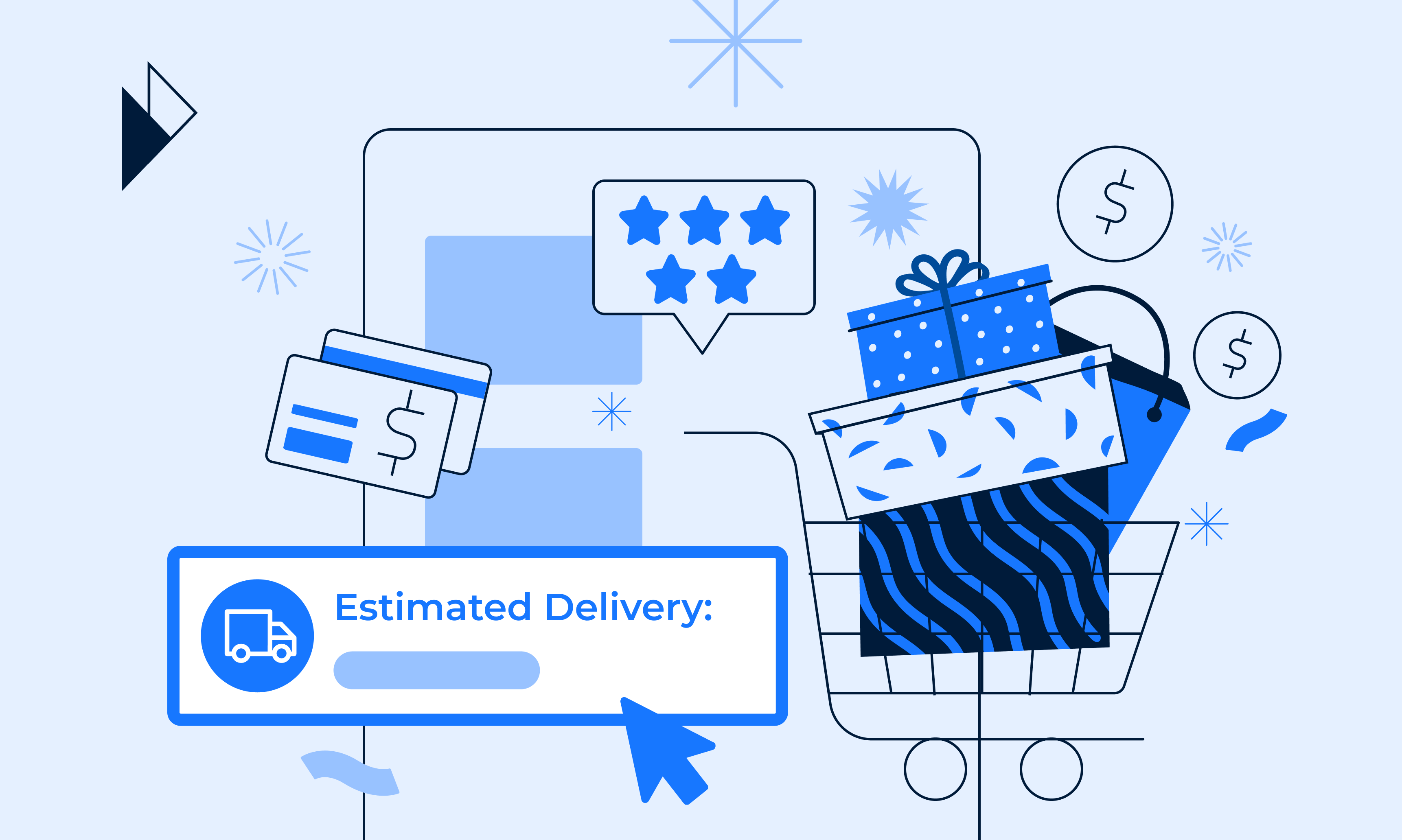 This blog post discusses how to increase e-commerce sales during the holiday season by improving the customer checkout experience. It emphasizes that customers want to be certain their gifts will arrive on time, and that clear and accurate estimated delivery dates are key to building trust and reducing cart abandonment. Parcel Perform's Checkout Experience is presented as a solution that can help businesses achieve this by providing data-driven insights and a seamless integration with e-commerce platforms. By optimizing the checkout process, businesses can turn holiday browsers into buyers and achieve their peak season sales goals. Illustration of a streamlined online checkout process featuring an estimated delivery date display, gift boxes in a shopping cart, and payment icons, highlighting a smooth and trustworthy shopping experience. E-commerce checkout optimization with estimated delivery date, gift box, shopping cart, and payment icons.