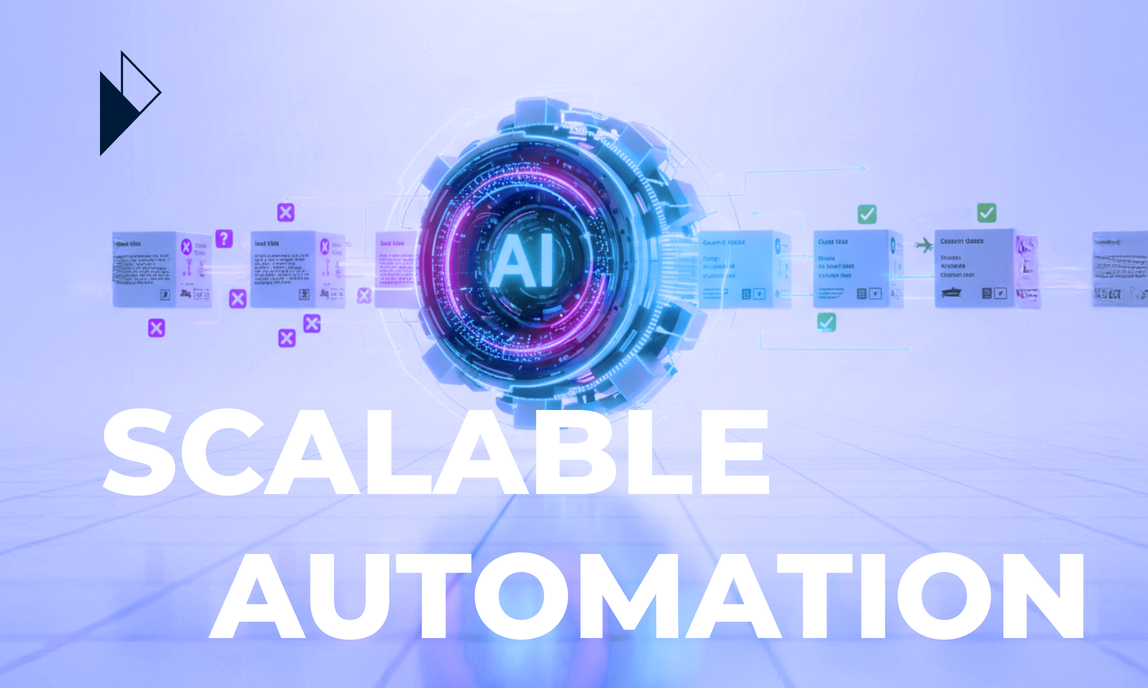 Image Description: An illustration titled "SCALABLE AUTOMATION" shows a central AI hub processing a workflow. Tasks on the left are marked with red 'X's, and tasks on the right have green checkmarks. This visualizes the article's solution: using AI to fix the manual, error-prone "Scalability Trap" in dropshipping.

Article Summary: This article argues that dropshippers are caught in a "Scalability Trap," where manual carrier data identification (5 min/order) causes operational costs to rise with sales, destroying margins. This manual process also makes them invisible to "AI Commerce." The solution is AI-powered automation to instantly identify 1,100+ carriers, enabling truly scalable growth.