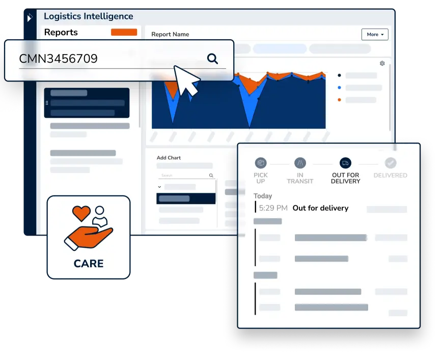 CARE - Get instant access to shipment details and make efficiency the leading trait of the team