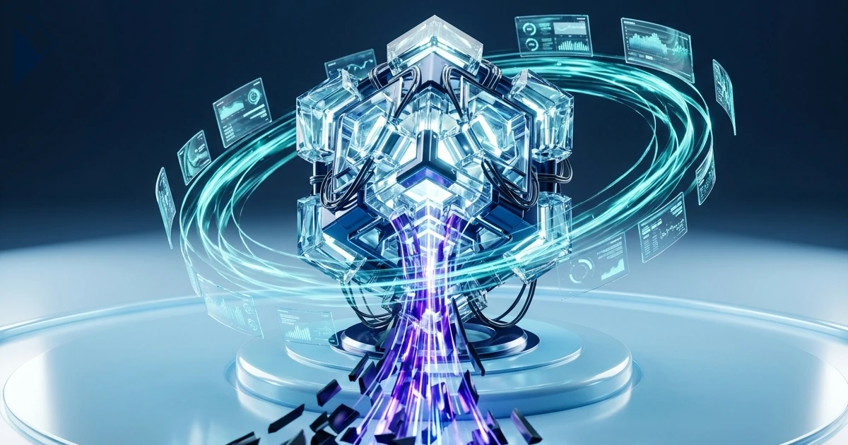 Abstract data visualization showing AI seasonality trends for ecommerce demand forecasting and predictive demand sensing.