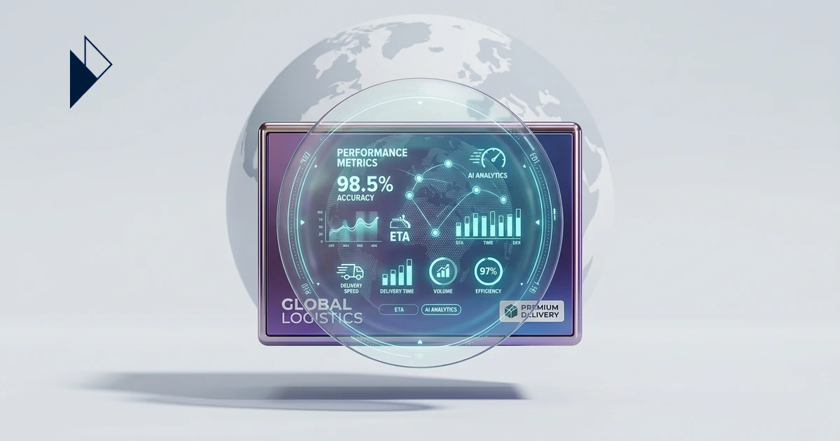 A teal lens over a globe reveals purple data for AI Search for Ecommerce: Why Lenses Beat Geography in Global Sales.
