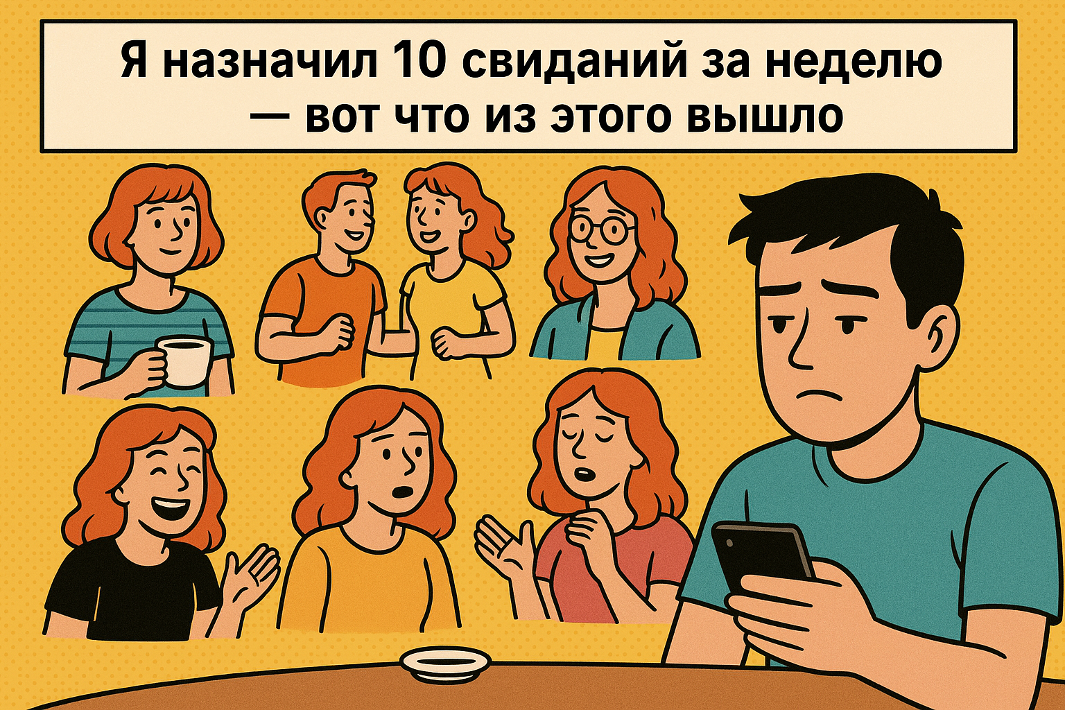 Я назначил 10 свиданий за неделю — вот что из этого вышло