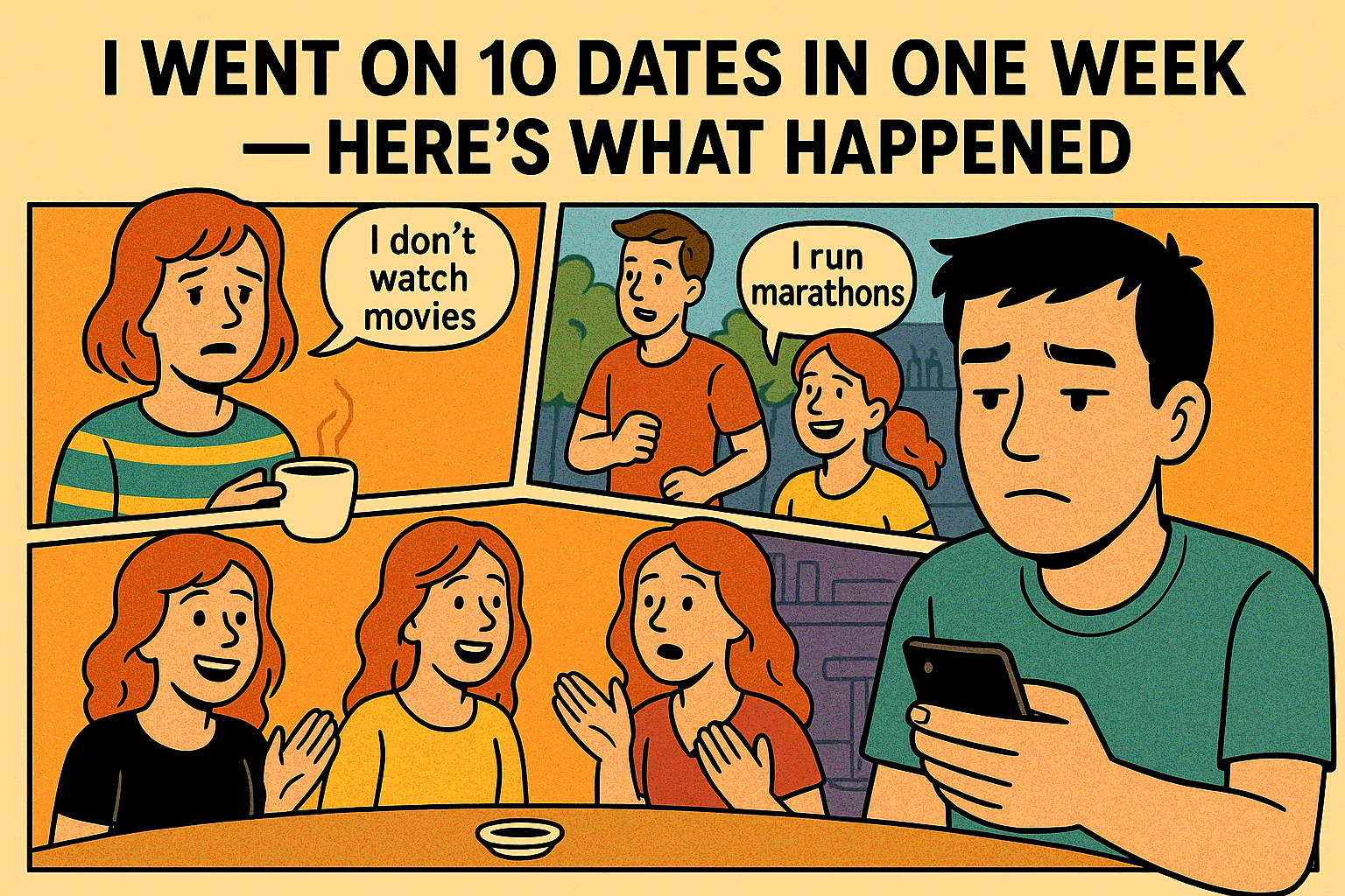 I Went on 10 Dates in One Week — Here’s What Happened