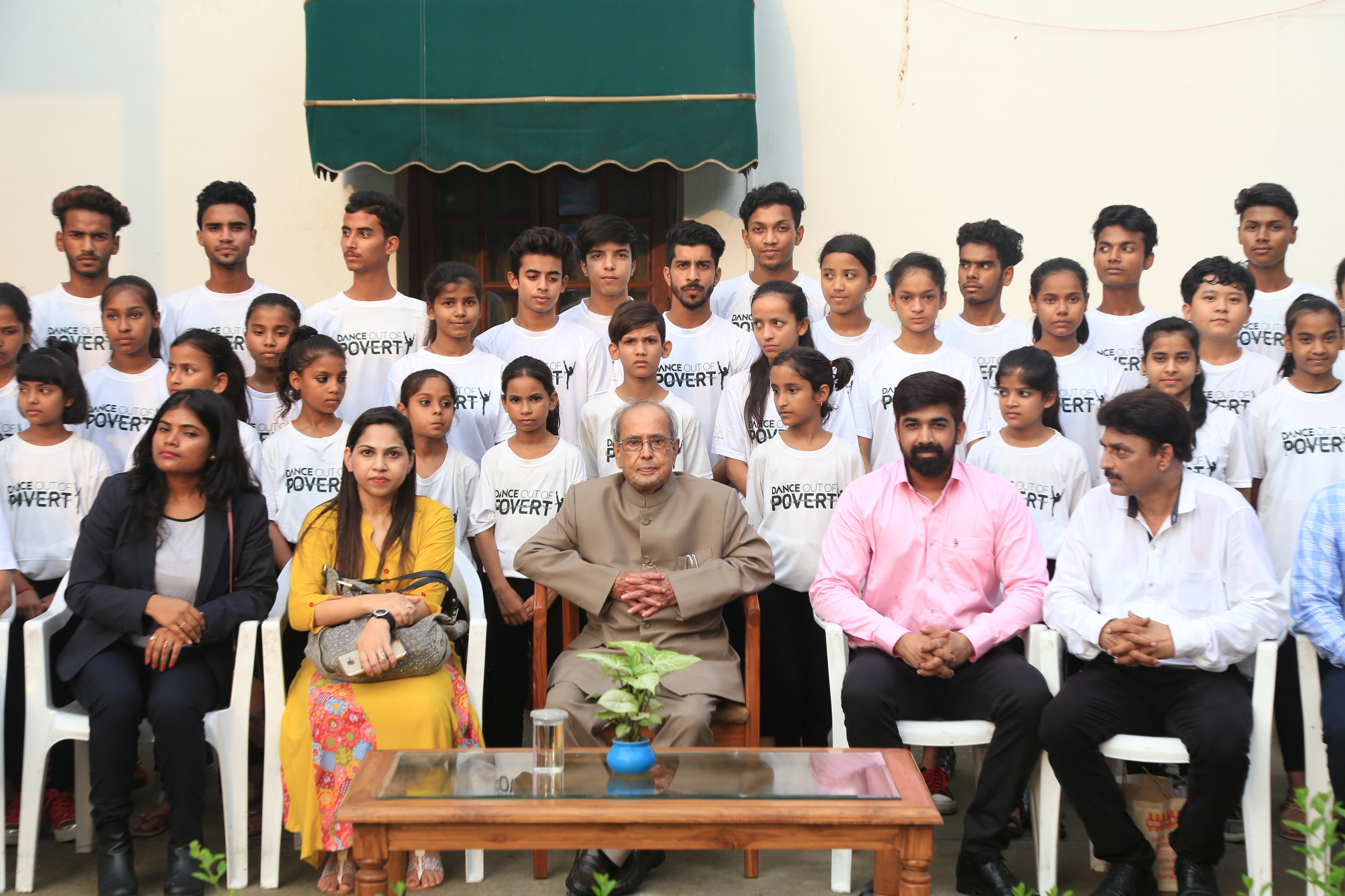 Sinhayana Foundation Team with Ex-President of India Shri Pranab Mukherjee