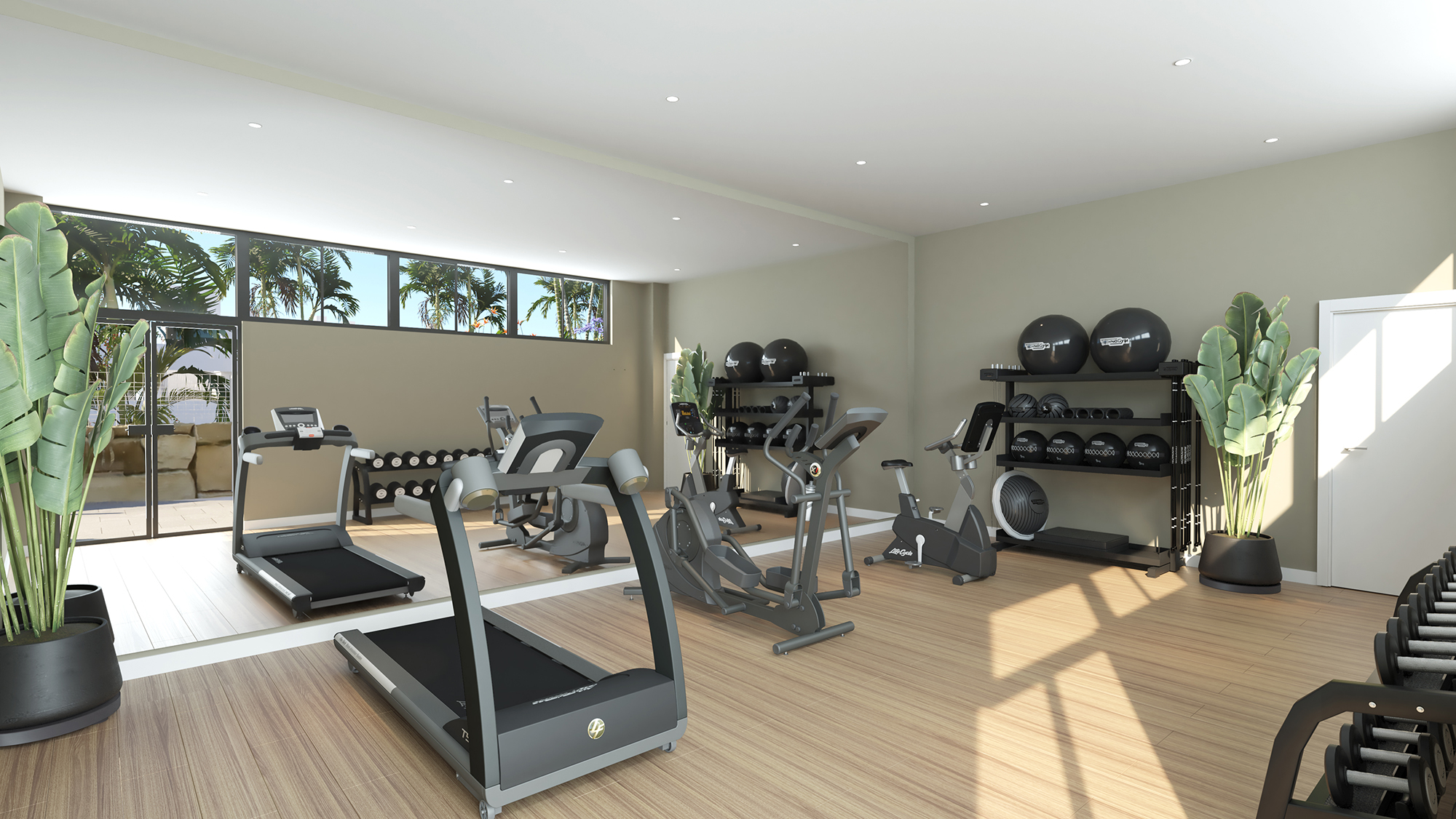 Apartament One80 C311B  Siłownia