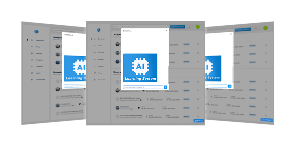 The more you work with Luceena, the better she understands you. screenshot