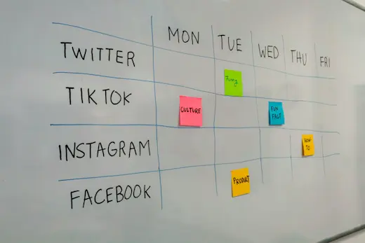 Step-by-step: Create a social media calendar with AI