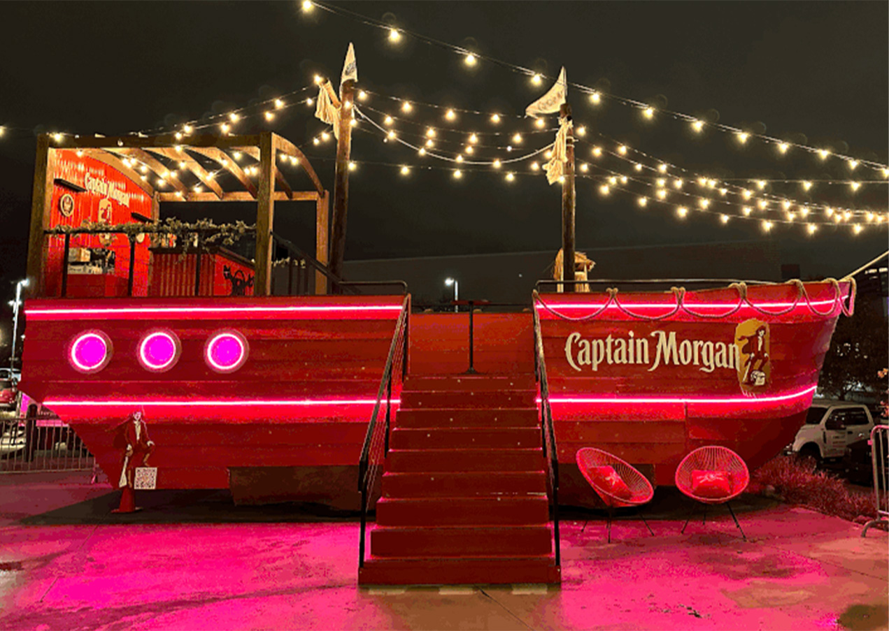 Captain Morgan ship