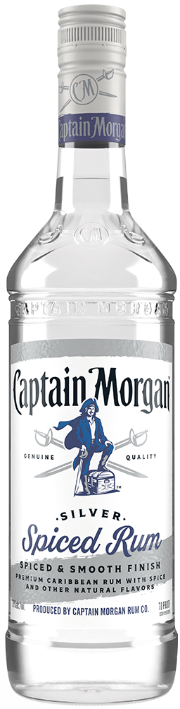 Captain Morgan Silver Spiced Rum Image New