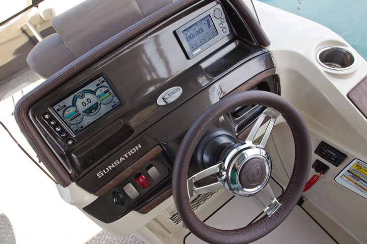 Integrated in-dash touchscreen electronic options