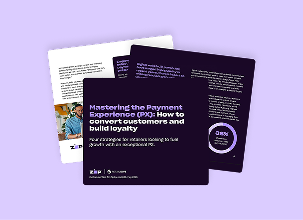 Cover of the Zip ebook Mastering the Payment Experience, on converting customers and building loyalty with BNPL