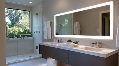 Lighted Mirrors: Enhance Your Home's Functionality and Style