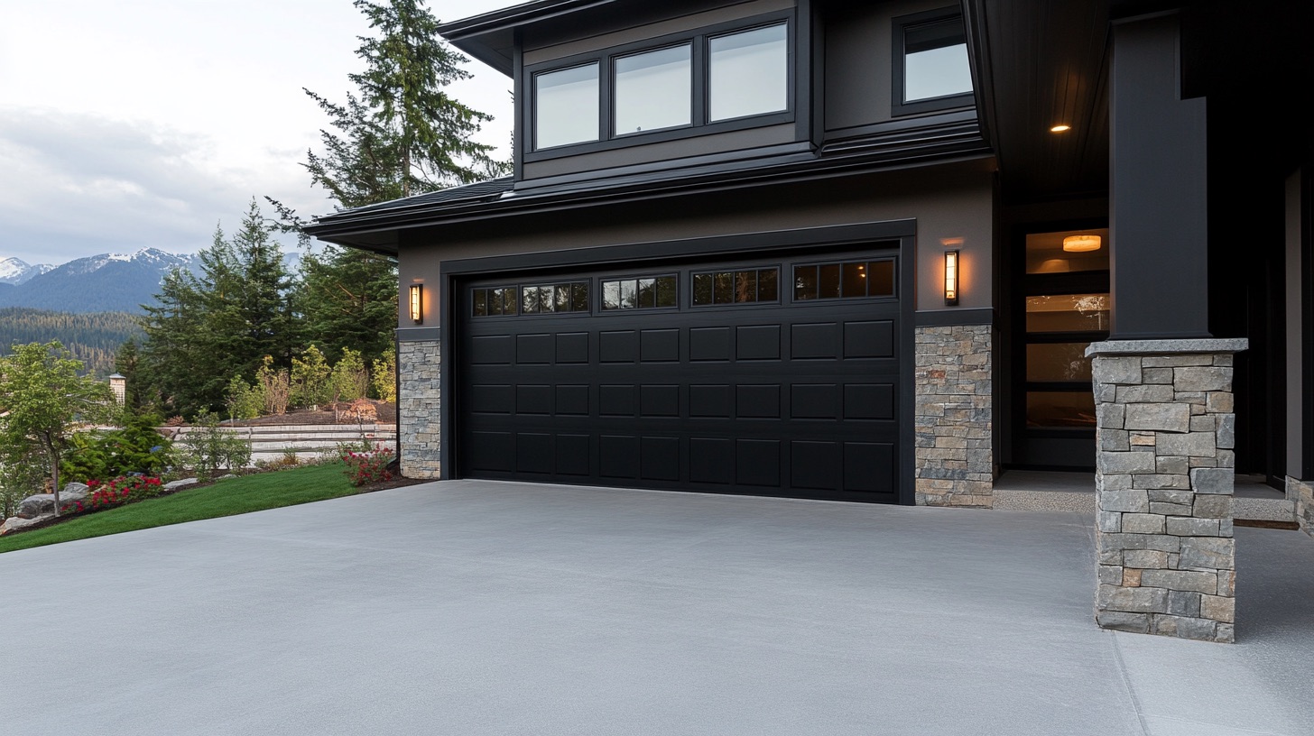Black Garage Door: Enhance Your Home's Curb Appeal