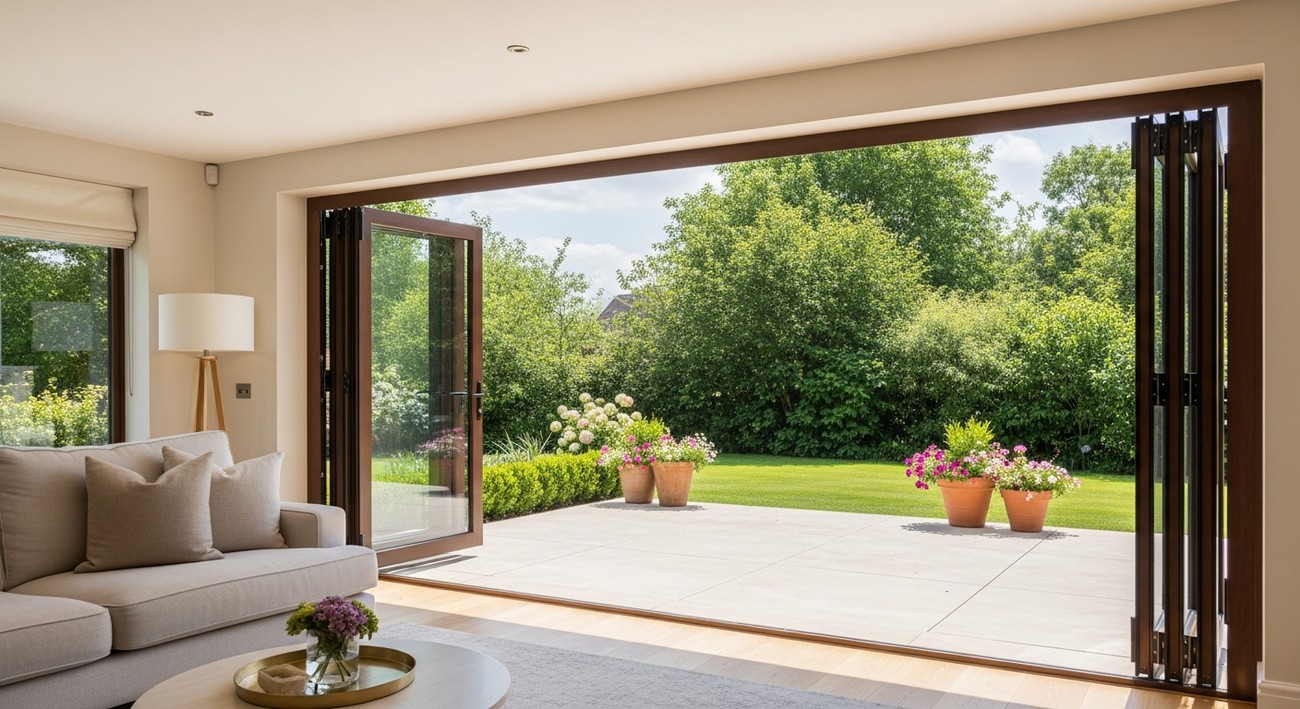 Bifold patio doors photo