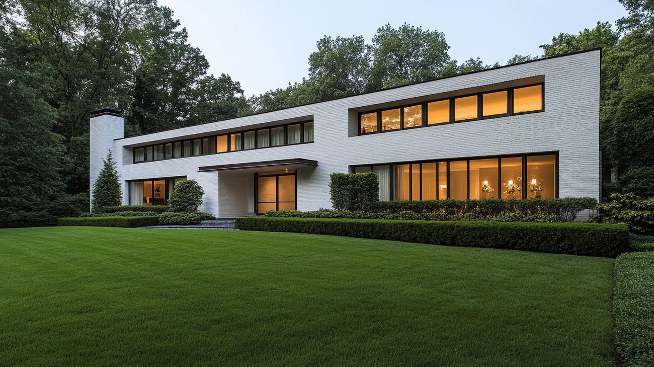 White Brick House: Timeless Elegance & Modern Charm