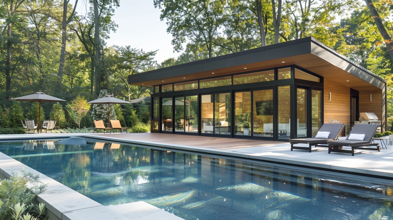 pool house building plans near you