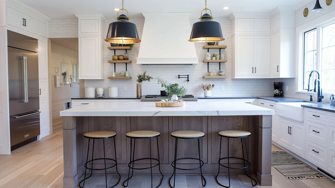 Discover the Charm of a Farmhouse Kitchen Island