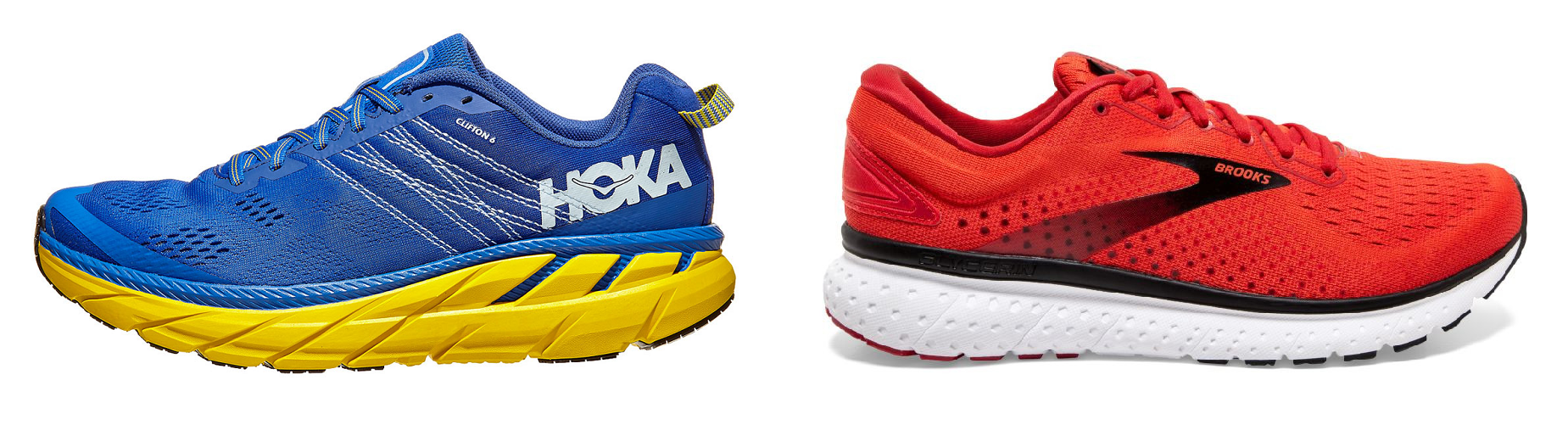 hoka vs brooks running shoes
