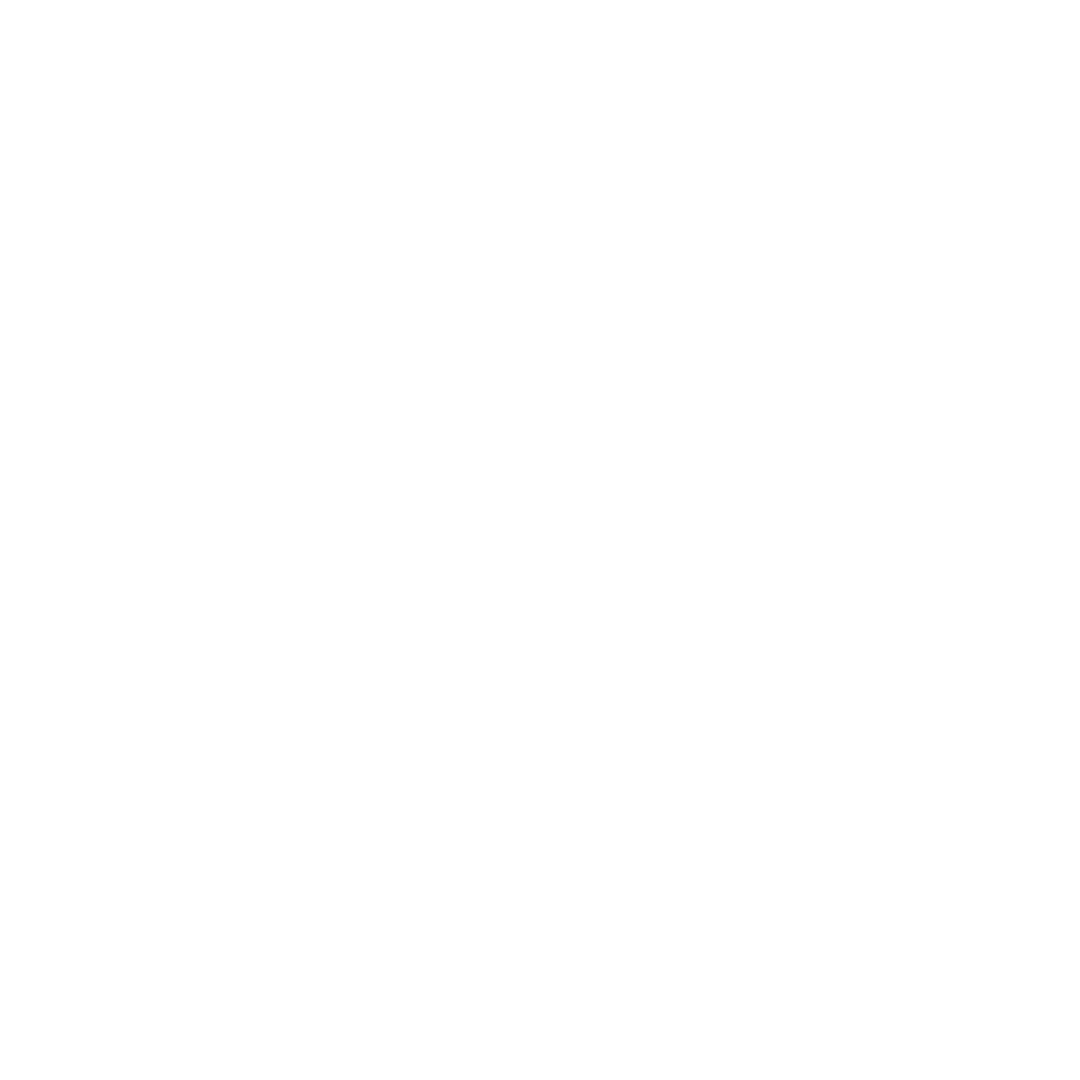 Youtube logo, white.