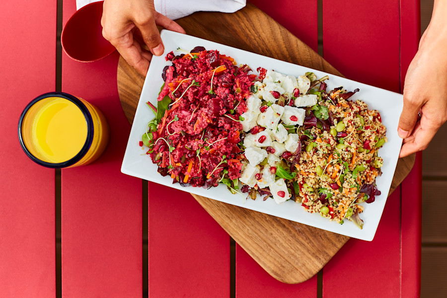 Feta, Beetroot & Pomegranate Salad