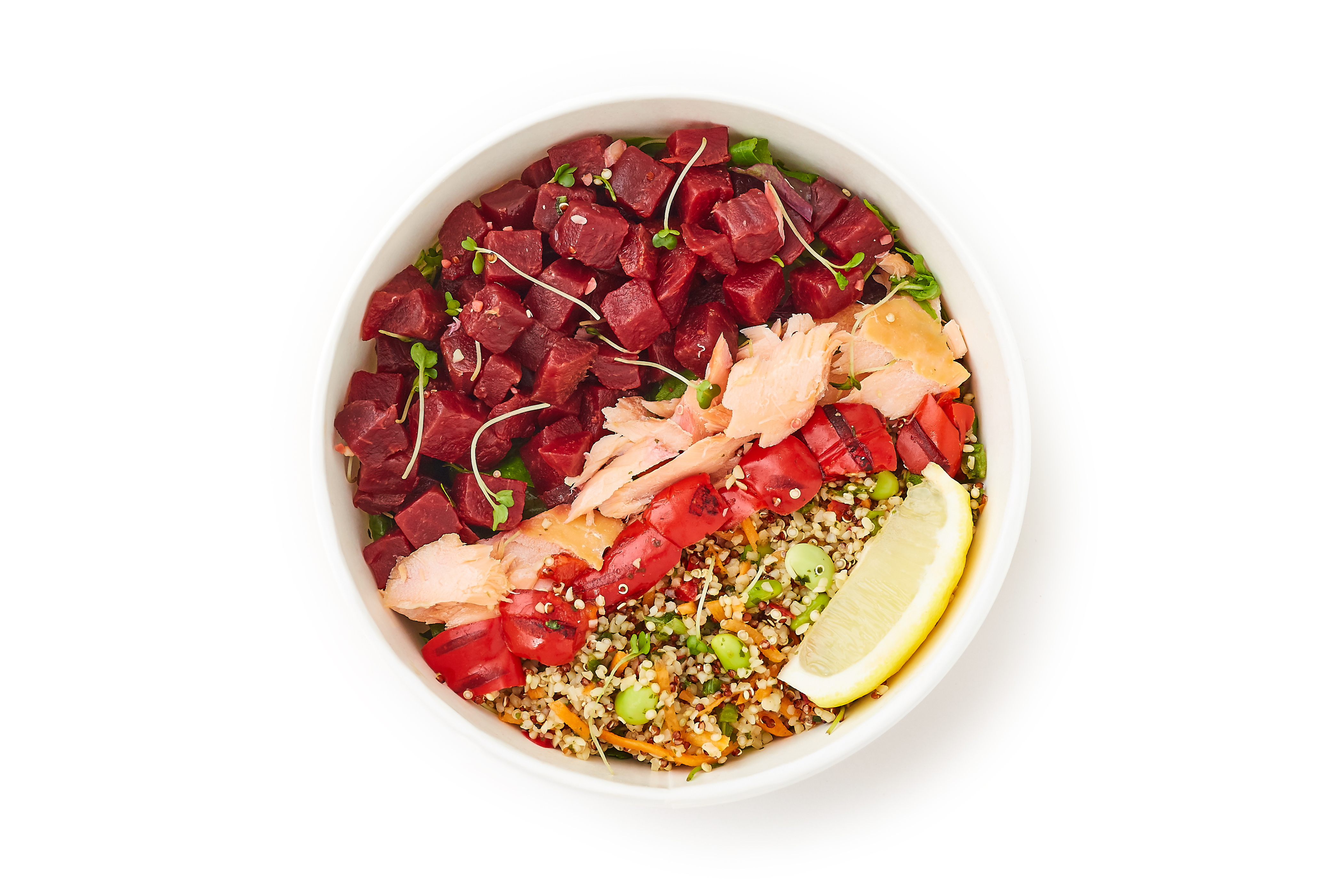 Hot Roasted Salmon & Sweet Chilli Salad