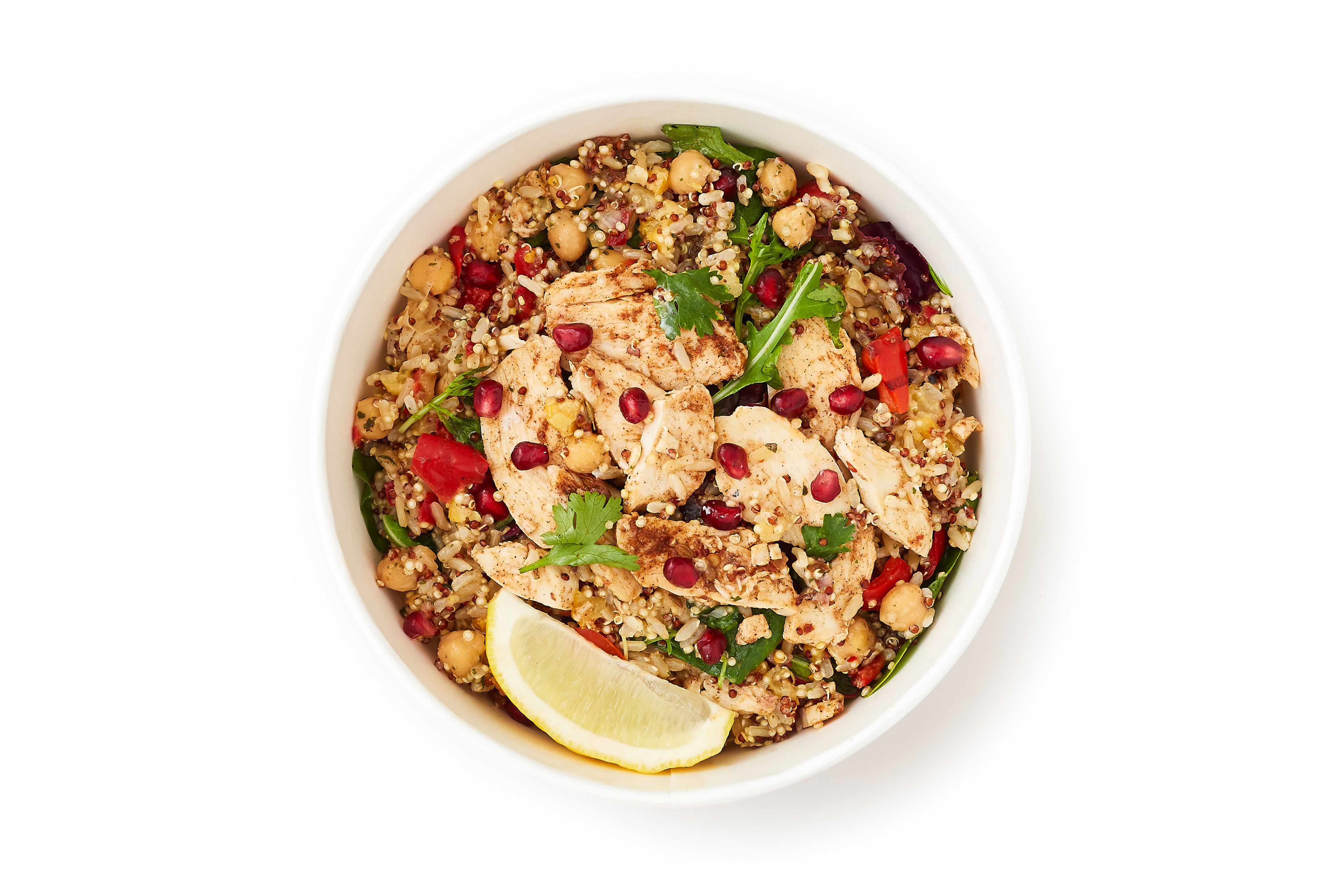 Harissa Chicken with Lemon & Mint Rice Salad