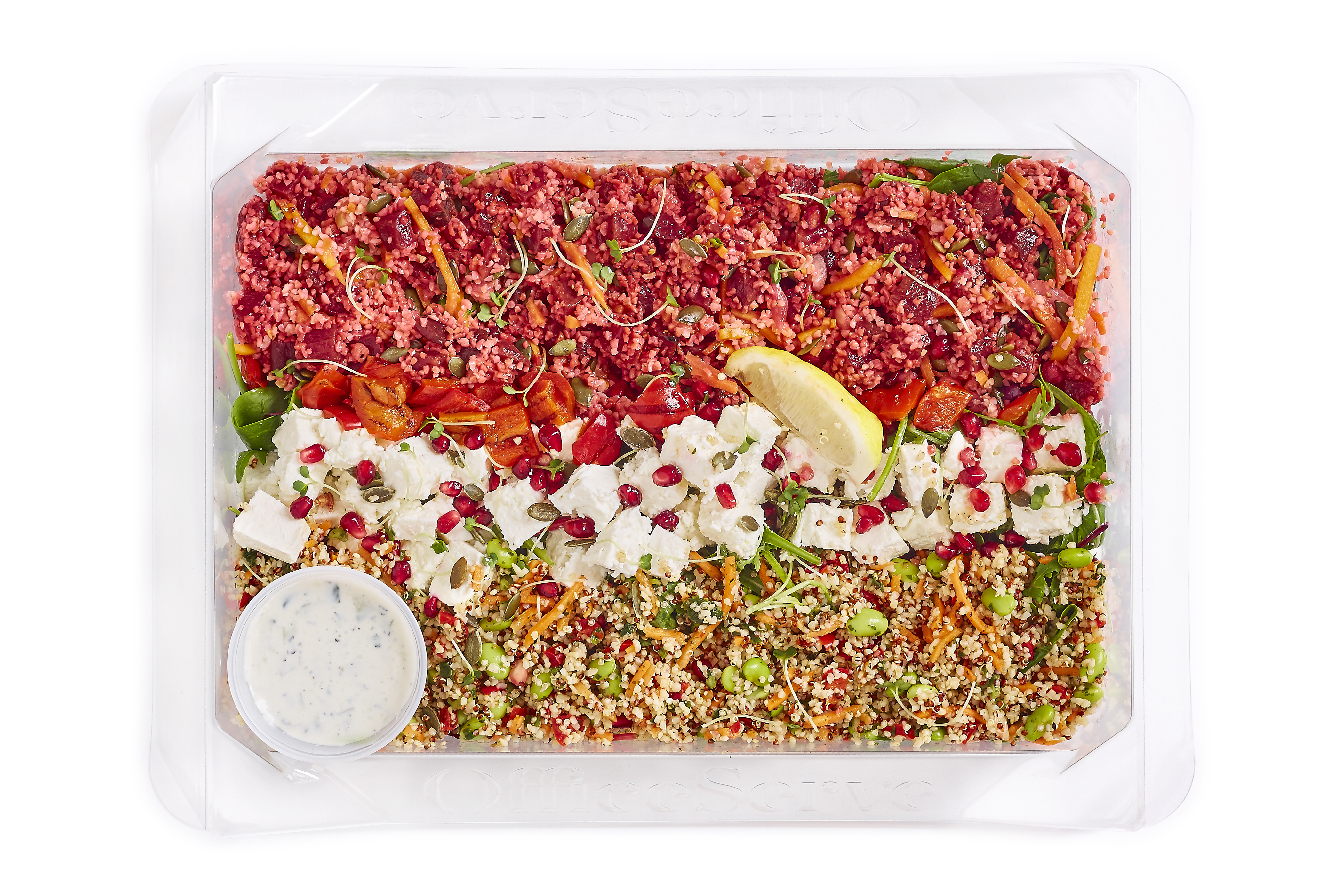 Feta, Beetroot & Pomegranate Salad (Sharer)