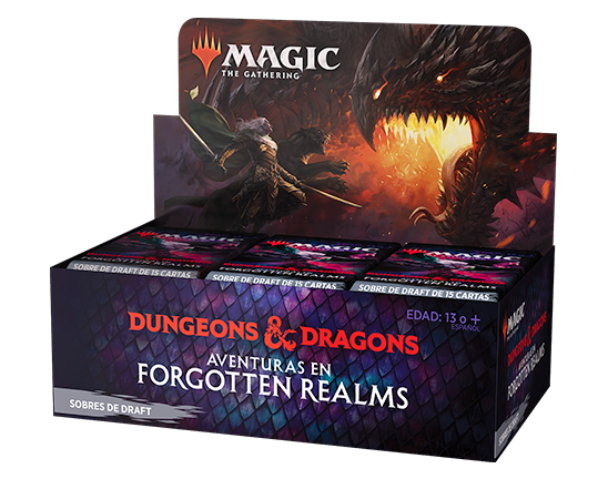 Magic: Aventuras en Forgotten Realms - Mazo de Commander Furia Dracónica  (Castellano) - Tesoros de la marca