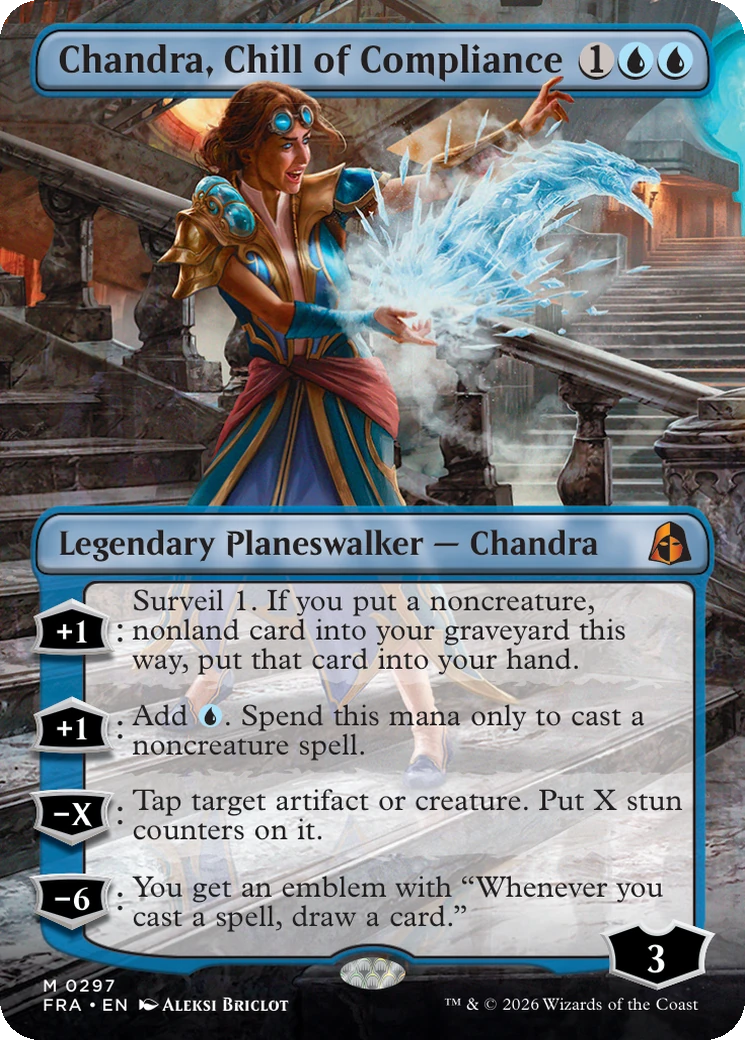 Chandra, Chill of Compliance — borderless echoed pair