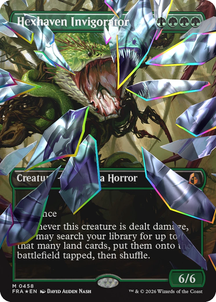 Hexhaven Invigorator — shattered mirror · facet foil