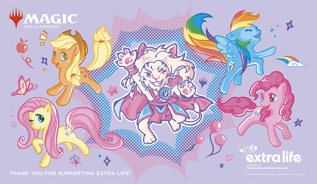 More My Little Pony Cards Coming To MTG For Extra Life 2023 Secret Lair  Drop - Star City Games