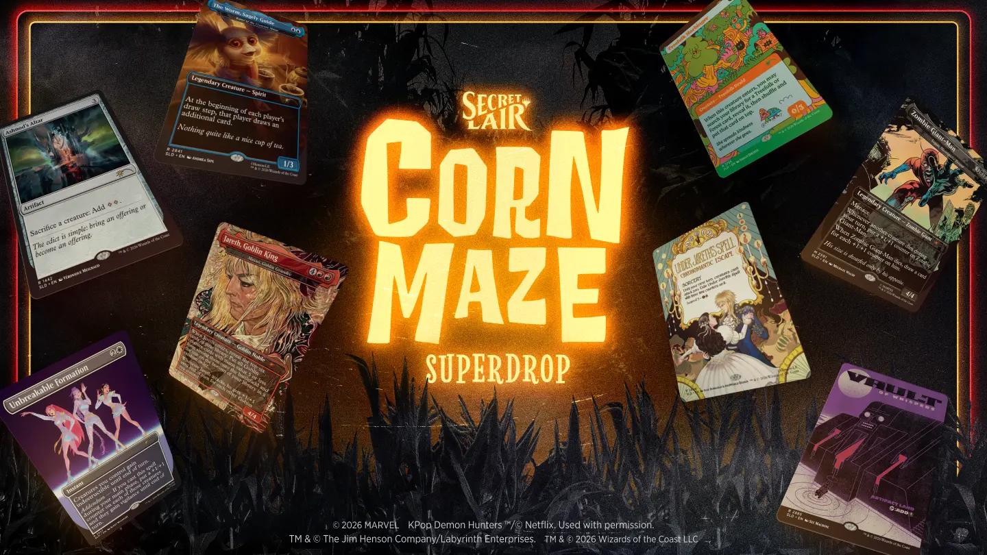Secret Lair Announces Corn Maze Superdrop: A Seasonal Magic Event