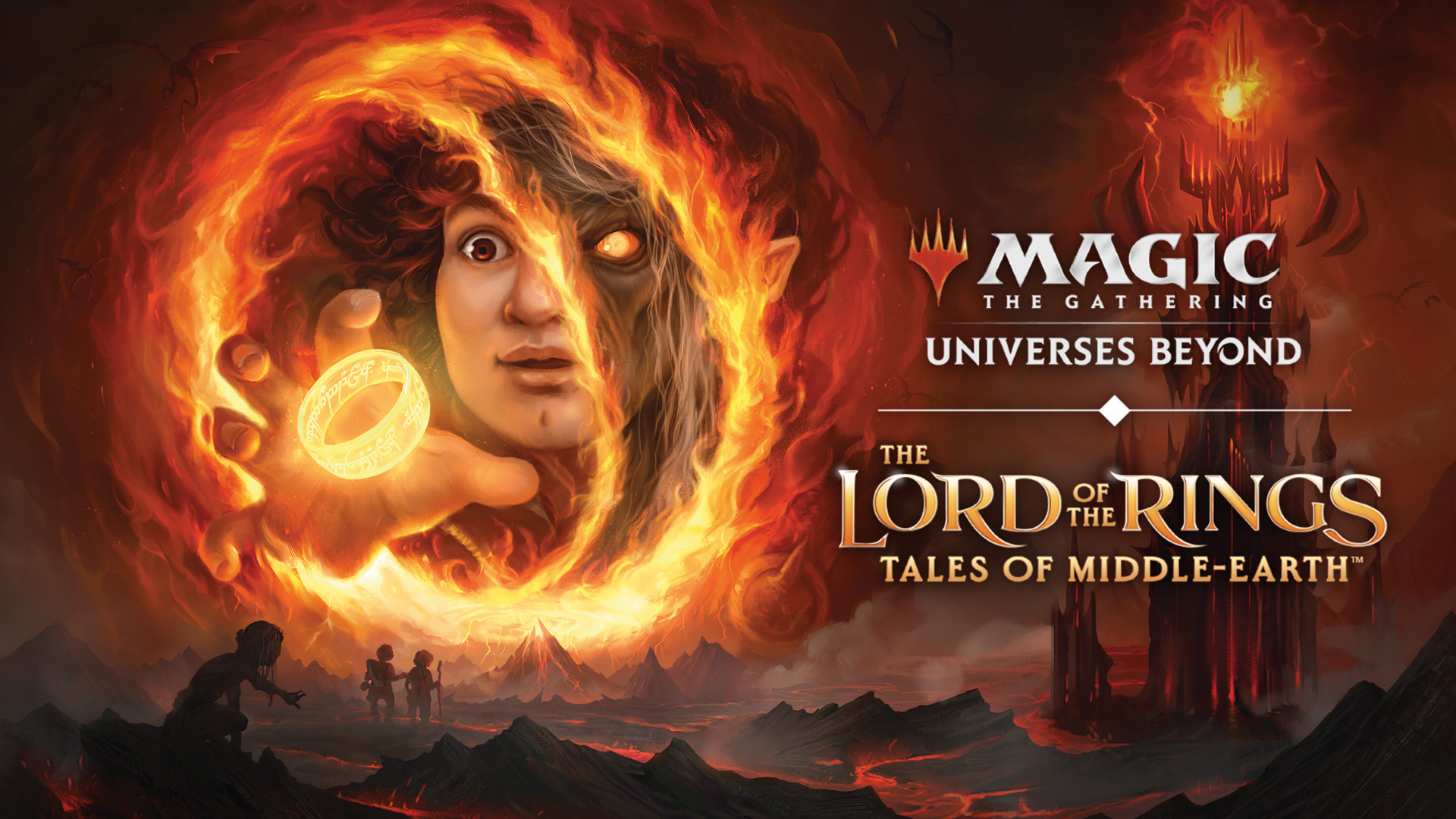 Magic: The Gathering Lord of The Rings Tin the One Ring - 3 Set Boosters 