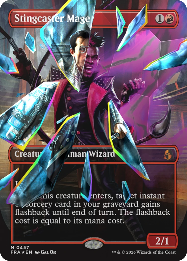 Stingcaster Mage — shattered mirror · facet foil