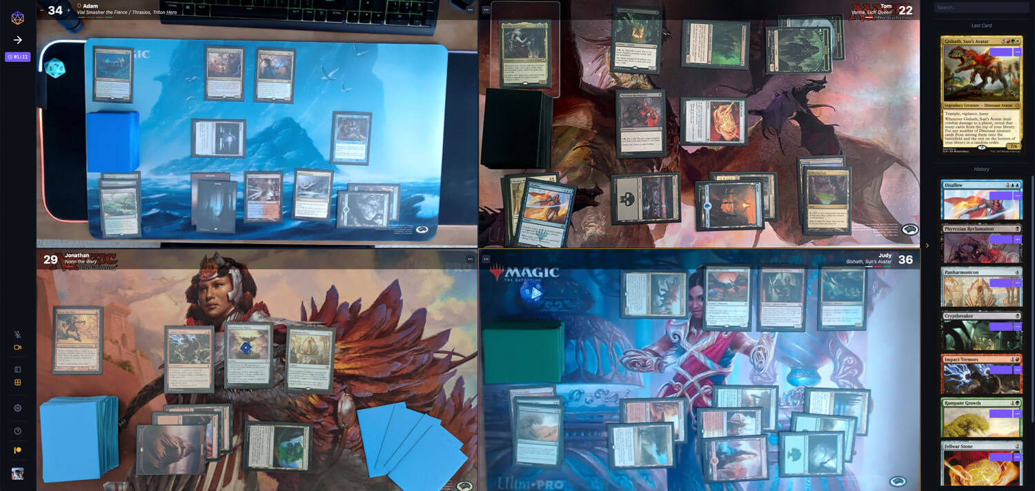 magic the gathering set up