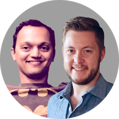 Photo of Naveen Srinivasan & Brian Russell