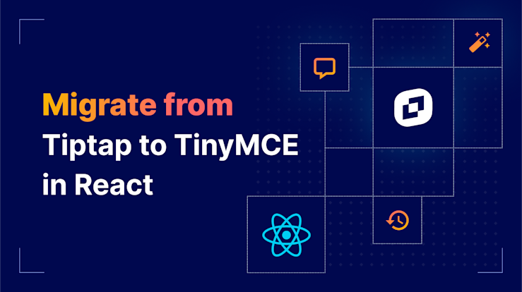 Migrate from Tiptap to TinyMCE in React