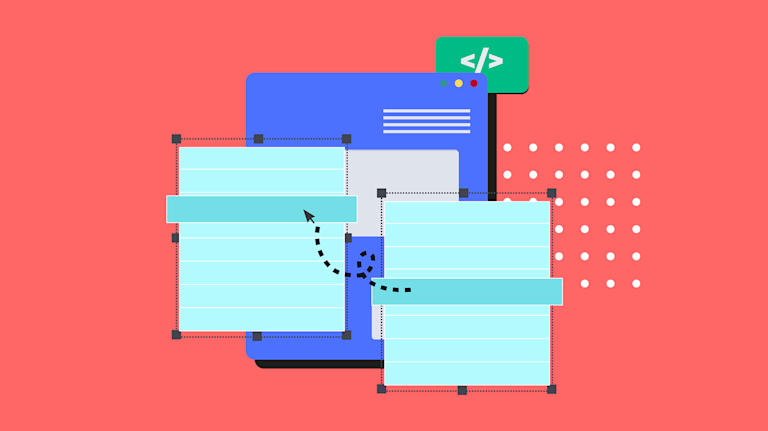 Two HTML tables sort their row and column content by swapping with each other.